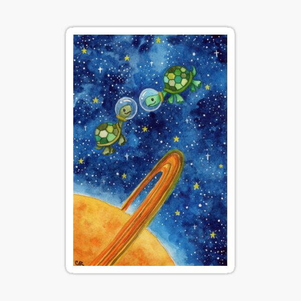 Item preview, Space Turtles designed and sold by ChristieCoxArt.