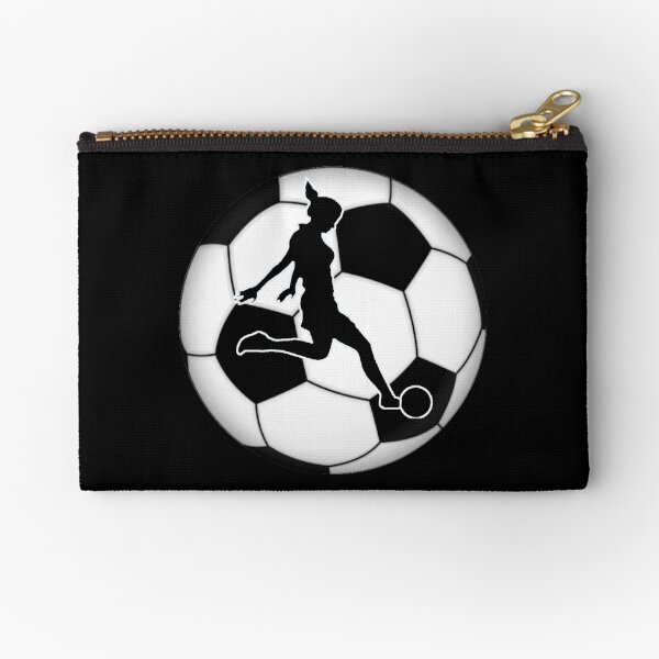 Woman's Soccer Zipper Pouch