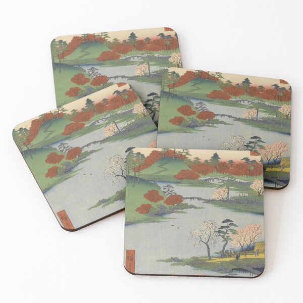Item preview, Summer Garden Ukiyo-e Japanese Art designed and sold by VintageArchive.