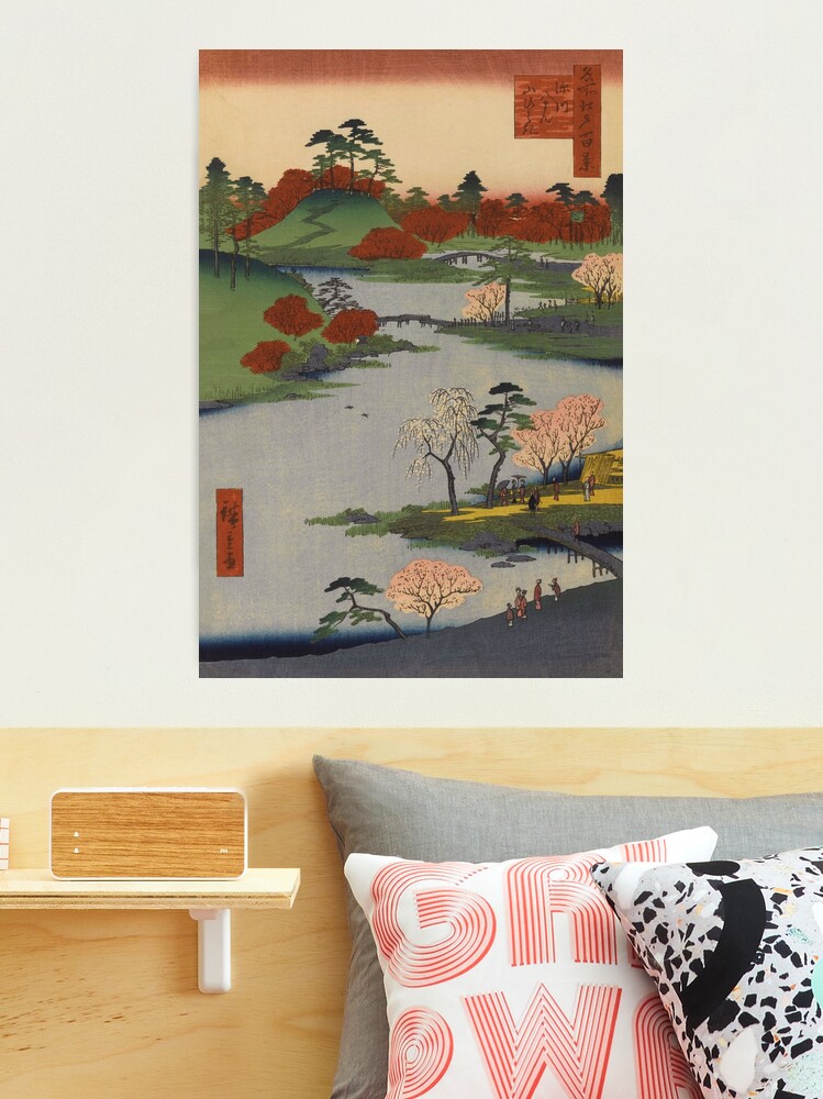 Summer Garden Ukiyo-e Japanese Art