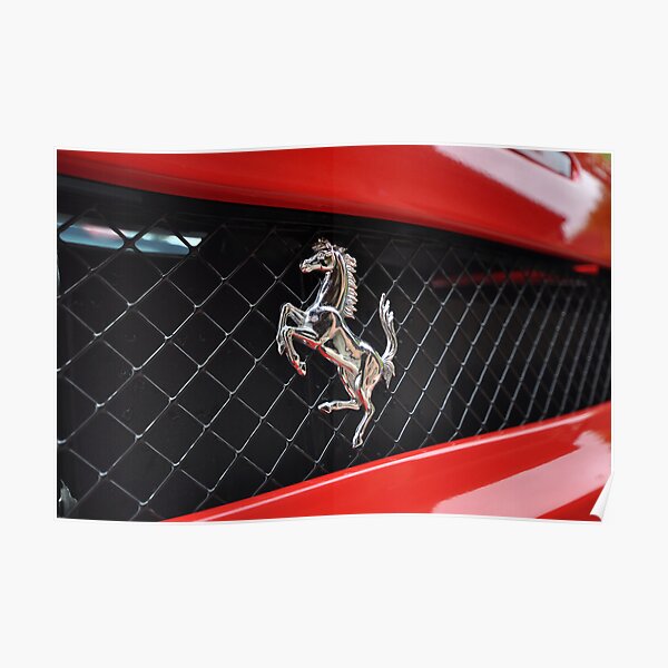 Ferrari F430 Prancing rear Poster