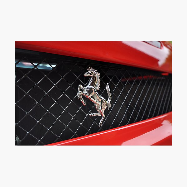 Ferrari F430 Prancing rear Photographic Print