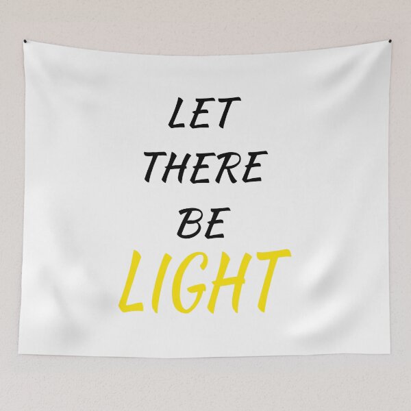 Item preview, Let There Be Light - White designed and sold by 4wordsmovement.