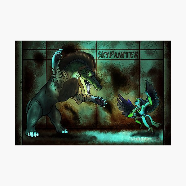 Ammit Traditional Photographic Print By Skypaintermunro Redbubble