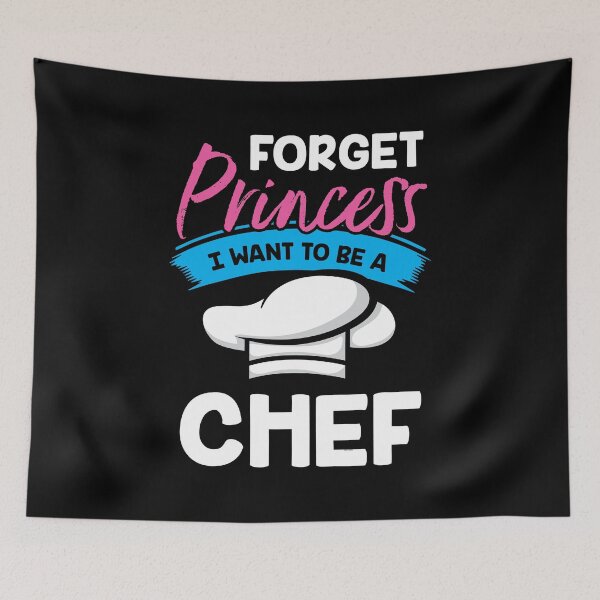 Item preview, Forget Princess I Want to Be a Chef Shirt designed and sold by Orange Pieces.