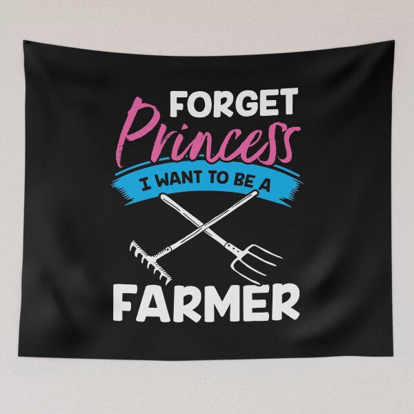 Item preview, Forget Princess I Want to Be a Farmer Shirt designed and sold by Orange Pieces.
