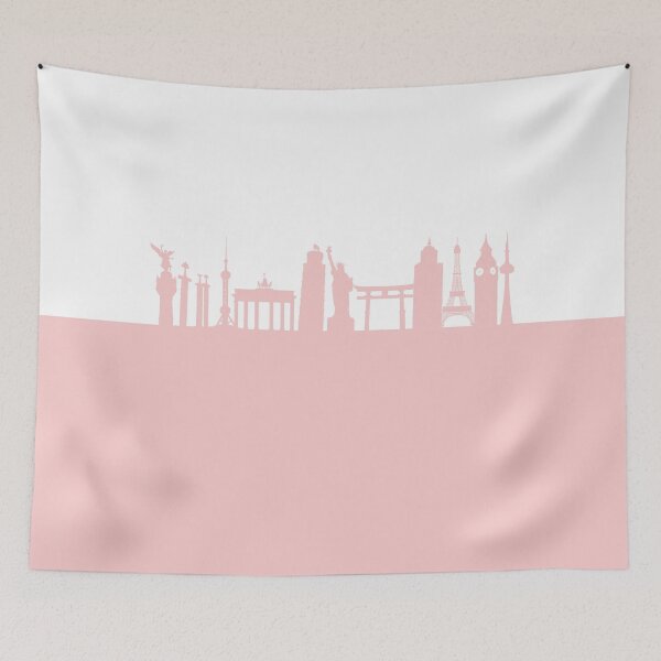 Item preview, World Showcase Famous Monuments Millennial Pink designed and sold by FandomTrading.