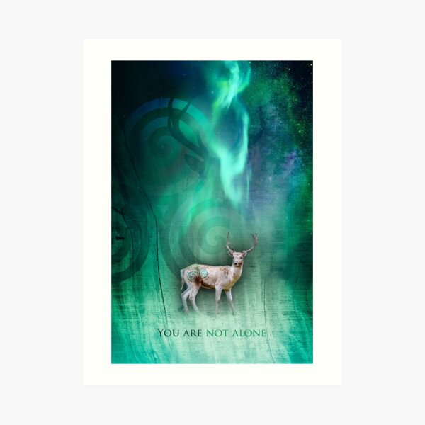 DeeVAs - You are not Alone Art Print