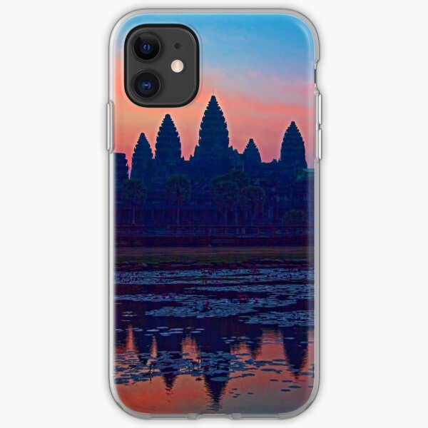 Cambodia. Angkor Wat. Sunrise. iPhone Soft Case