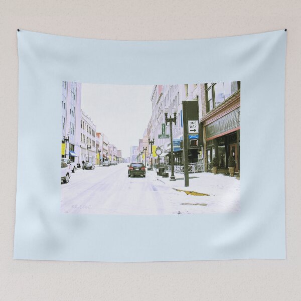 Item preview, "A Cold and Snowy Day in Downtown Knoxville, Tennessee," Photo, for prints and products designed and sold by Bob Hall©.