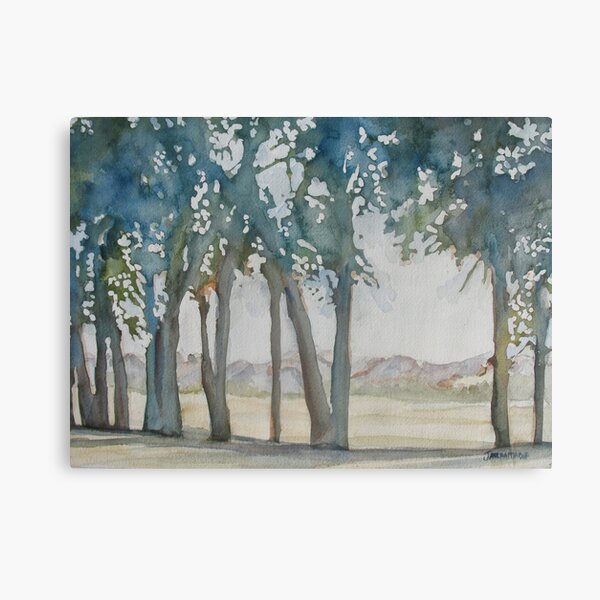 Through the Wind Break Canvas Print