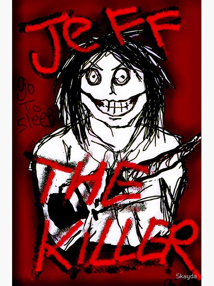 Jeff the Killer Art Print by RedModsArt