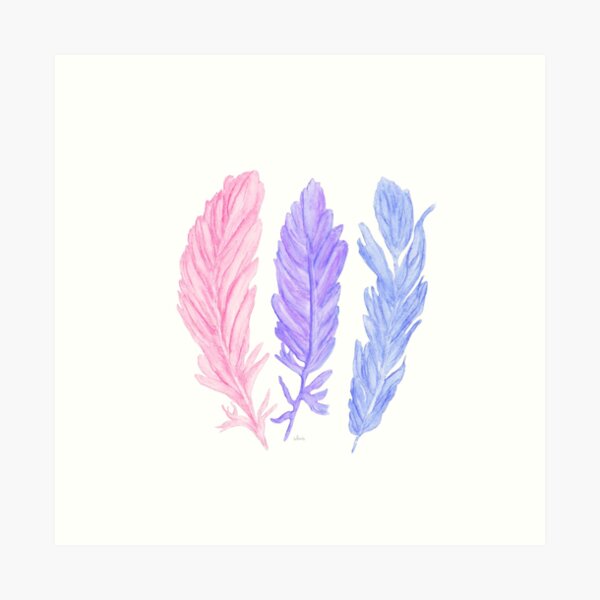 Item preview, Feathers  Watercolor 51019 lg designed and sold by mandalafractal.