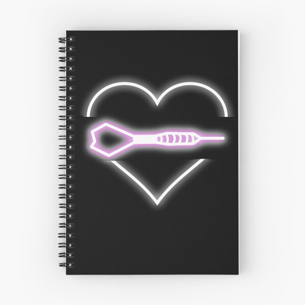 Item preview, Darts heart with darts neon pink designed and sold by Mohja-Design.