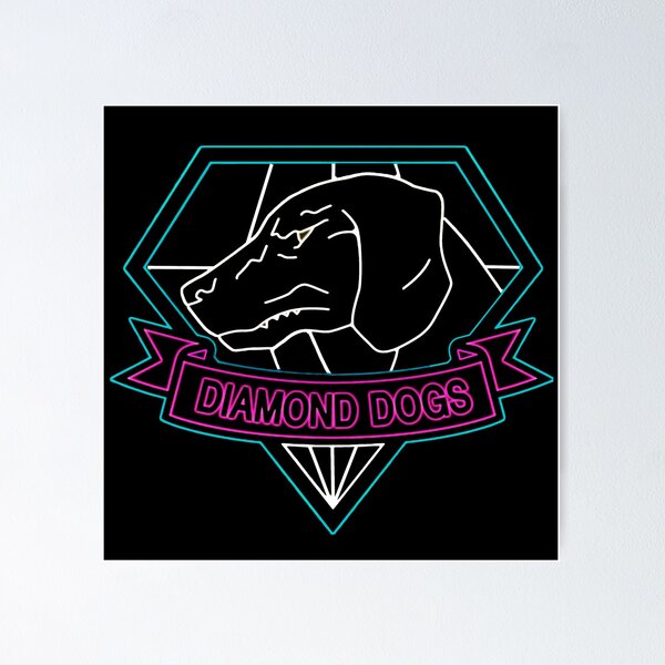 Artikelvorschau, -GAMING- Diamond Dogs Neon Clan Logo entworfen und verkauft von ShimadaSan.