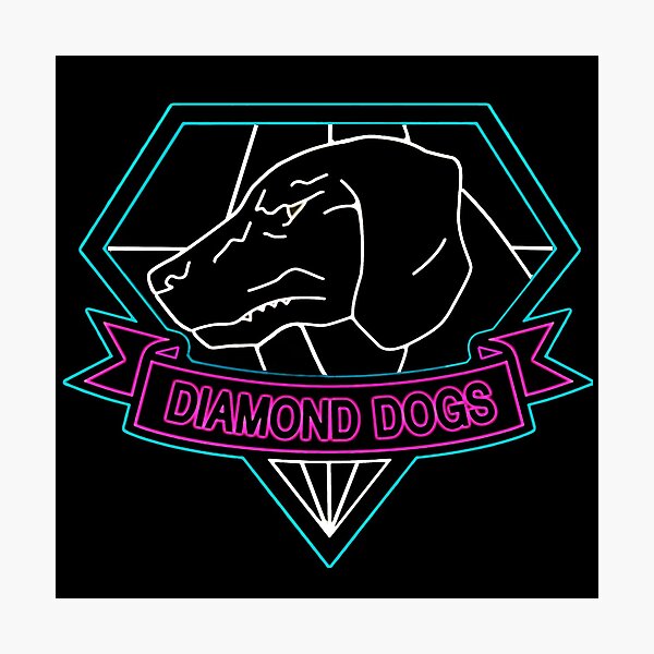 Item preview, -GAMING- Diamond Dogs Neon Clan Logo designed and sold by ShimadaSan.