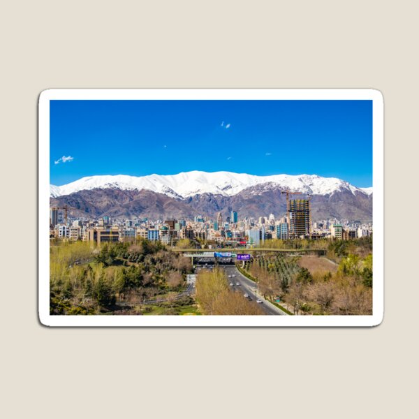 Crystal clear Tehran Magnet