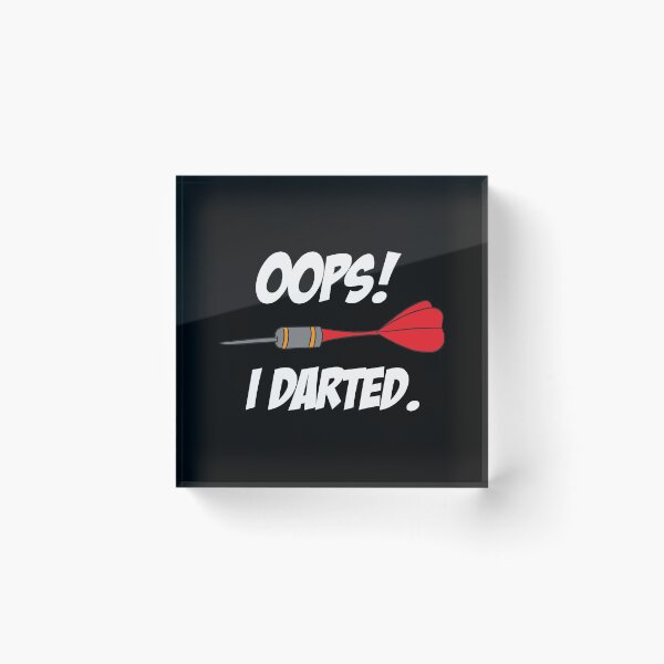 Item preview, Darts dartboard oops! I darted designed and sold by Mohja-Design.