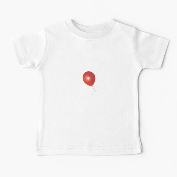 Deep Red Baby T Shirts Redbubble - red balloon texture roblox