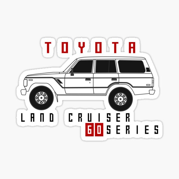 Item preview, Land Cruiser 60 Series Side with words improved designed and sold by MandalaPics.
