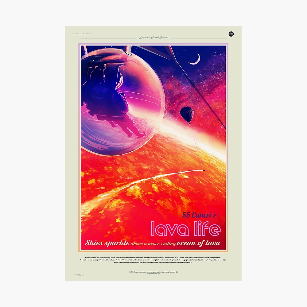 NASA Space Tourism Posters: 55 Cancri e