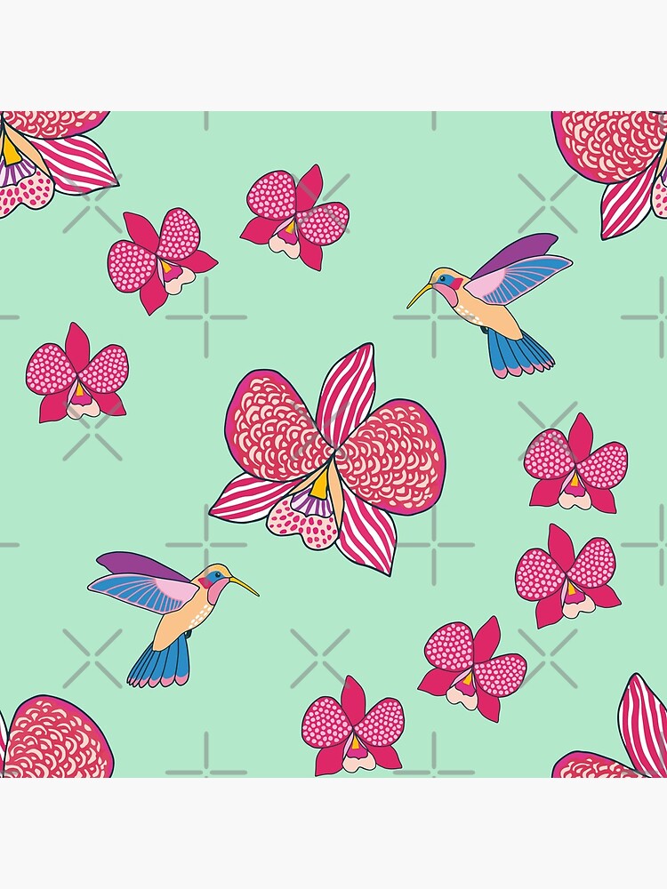 Bohemian Orchids (with stickers) by nadyanadya