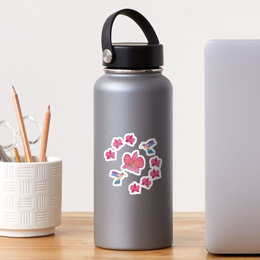 Bohemian Orchids (with stickers) Sticker