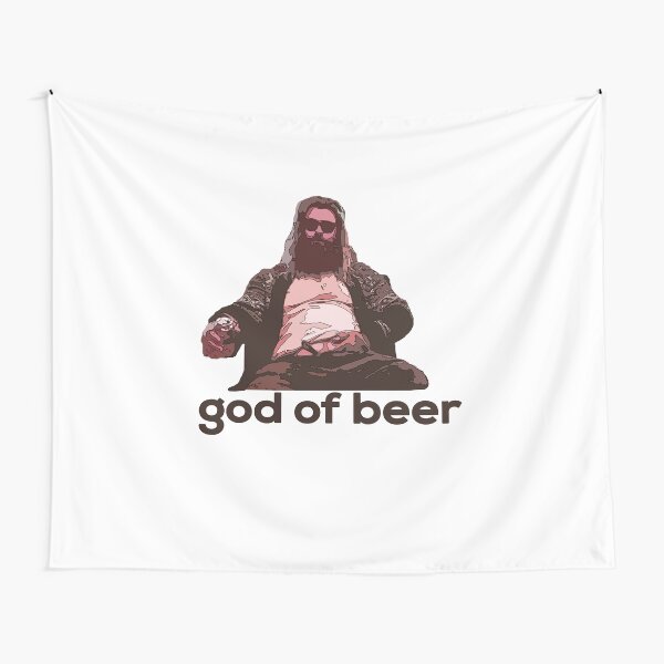 Dios de la cerveza Tela decorativa
