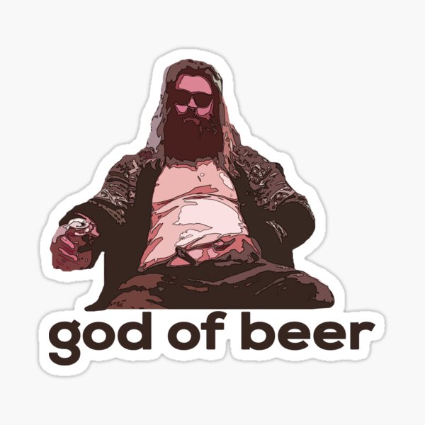 Dieu de la bière Sticker