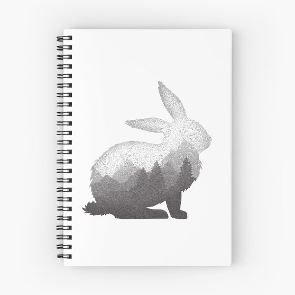 Item preview, Dramabite Bunny Rabbit Hare Double Exposure Surreal Wildlife Animal designed and sold by dramabite.