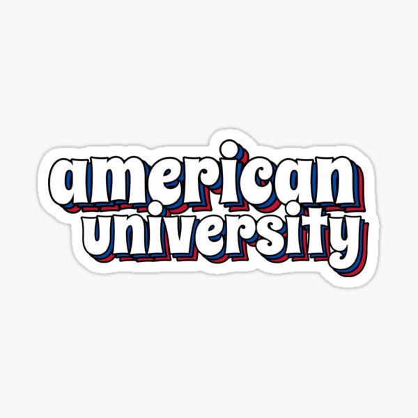 american university crew neck