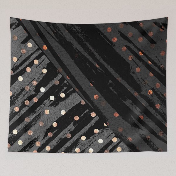 Item preview, Elegant Contemporary Silver Zebra Polka Dots Pattern designed and sold by oursunnycdays.