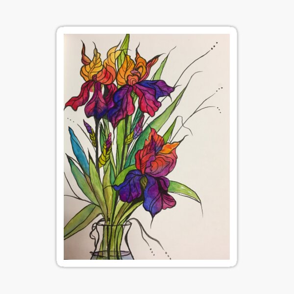 Iris eyes Sticker