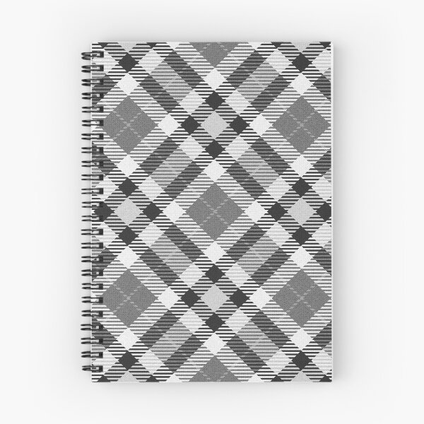 Item preview, Diagonal tartan grayscale  designed and sold by pattypattern.