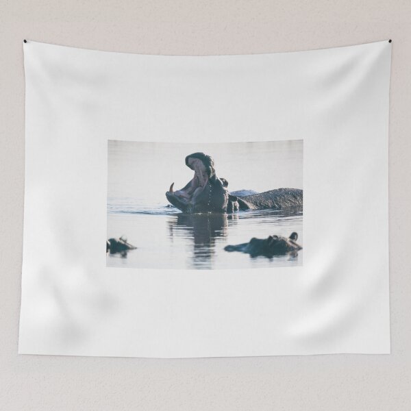 Item preview, Game reserve, Botswana , hippo at sunset designed and sold by ssviluppo.