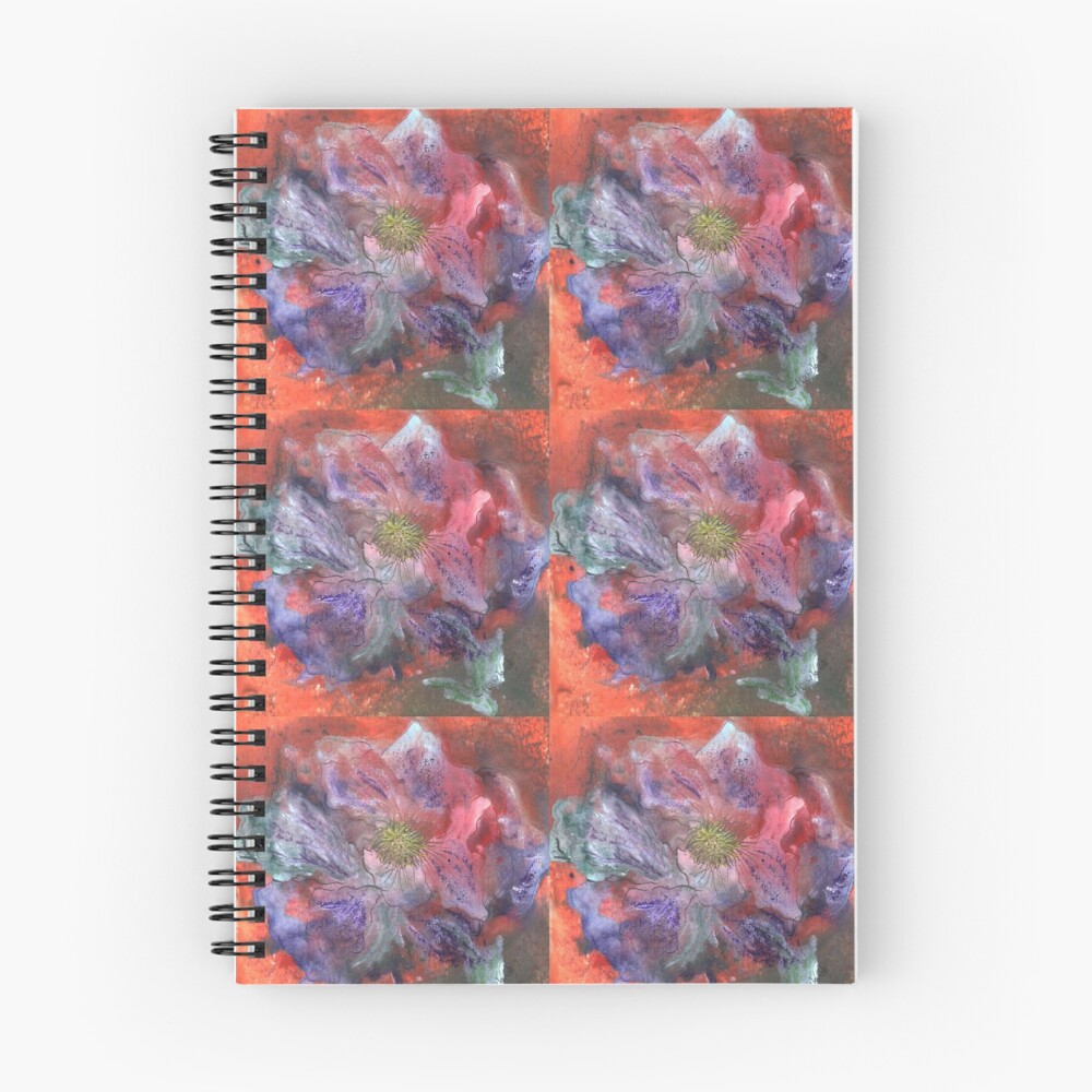 Vista previa del artículo con la obra «Cuaderno de espiral», diseñado y vendido por devonviolet.