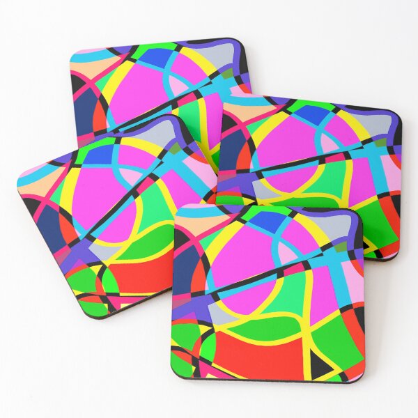 Item preview, Bright Colorful Abstract Design designed and sold by wordznart.