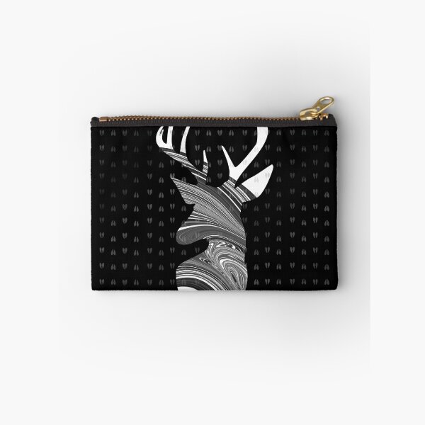 Item preview, Black and White Deer Abstract Design designed and sold by oursunnycdays.