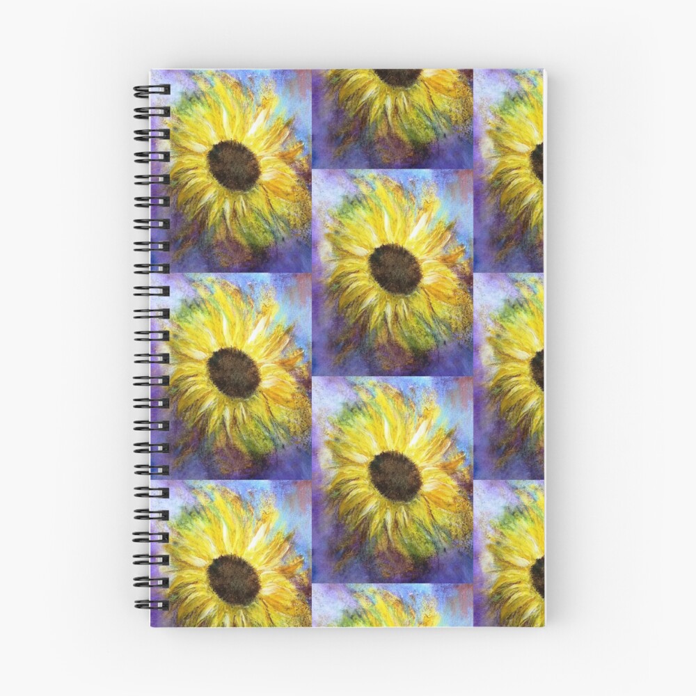 Vista previa del artículo con la obra «Cuaderno de espiral», diseñado y vendido por devonviolet.