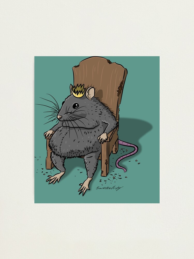 Rat King - 5x7 or 8x10 Print — Keri Newton Illustration