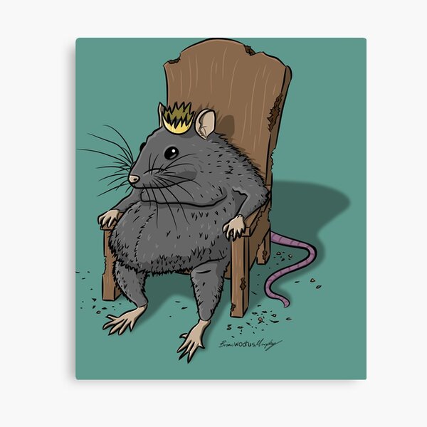 Rat King, Stretched Canvas