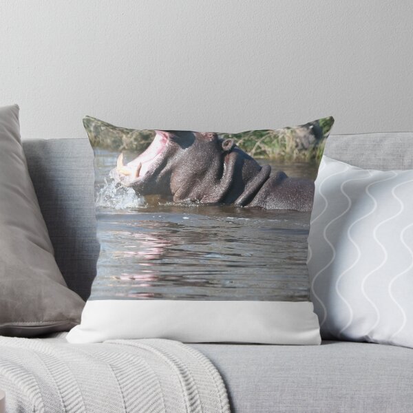 Item preview,  Game reserve, Botswana , hippo at sunset designed and sold by ssviluppo.
