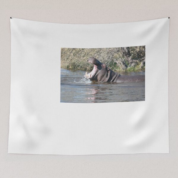 Item preview,  Game reserve, Botswana , hippo at sunset designed and sold by ssviluppo.