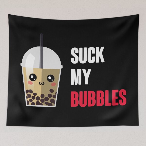 Item preview, Suck my bubbles - Kawaii bubble tea designed and sold by glitter-mess.