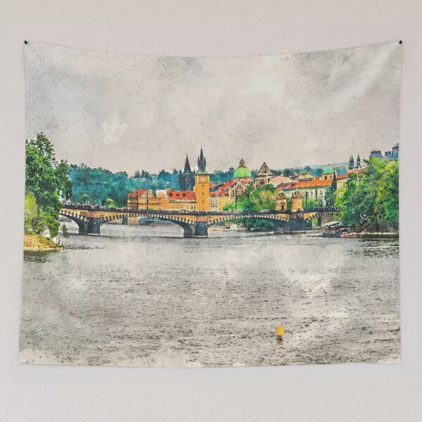 Item preview, Praha city art #praha #prague designed and sold by JBJart.
