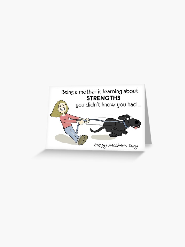 Funny Mother'S Day Card from Dog, Humorous Mothers Day Gift for Dog Mom