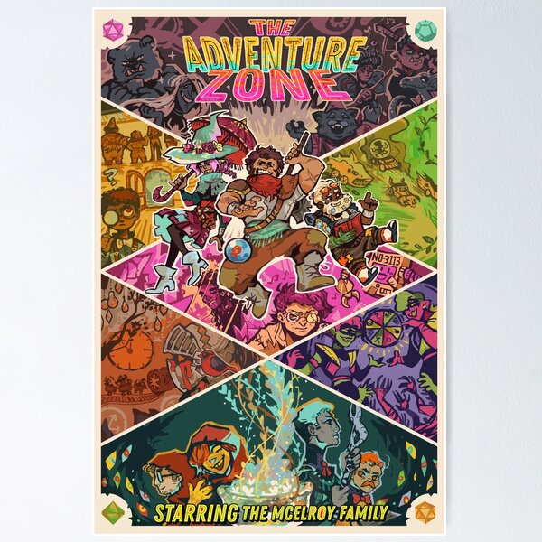 Item preview, Adventure Zone Balance Poster designed and sold by erinyedust.