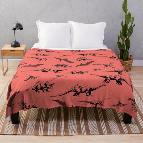 Item preview, Dinosaurs on Coral Background designed and sold by kapotka.