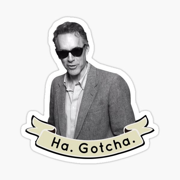 JBP ha gotcha Sticker