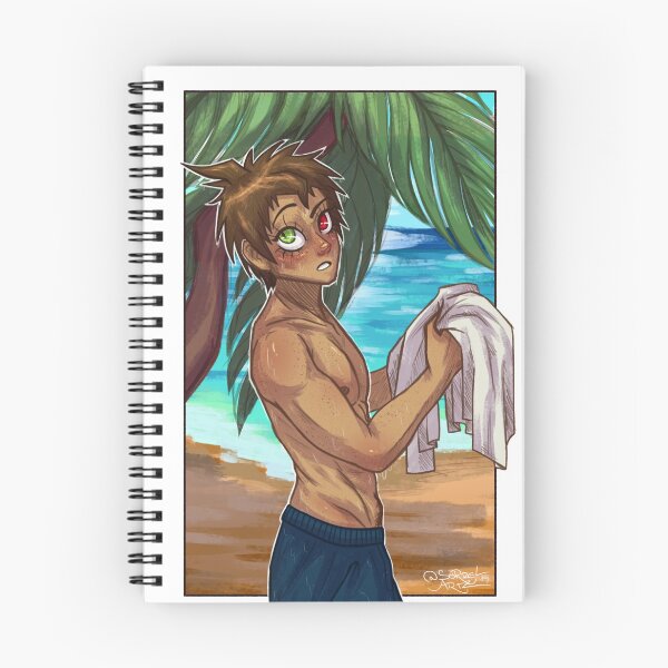 Item preview, Hinata on the beach designed and sold by SorrelArtz.